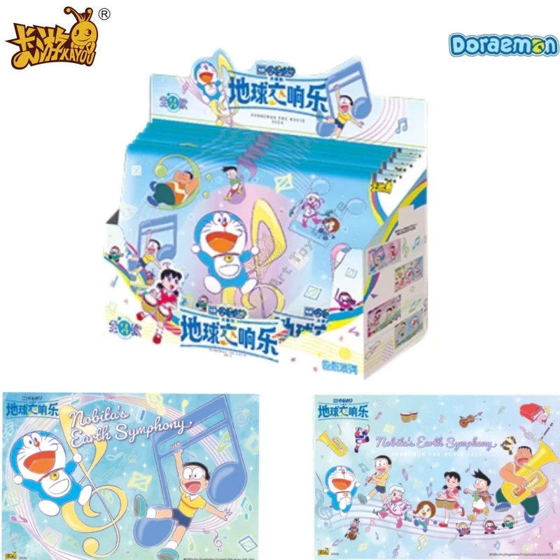 

KAYOU натуральная карта Doraemon, цветная бумага, серия Earth Symphony, цветная бумага, анимация, мультяшная периферия, детская игрушка в подарок