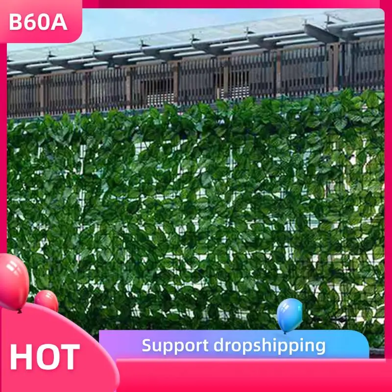 

B60A 3X 0.5X3 Meter Wall Plant Fence Leaves Artificial Faux Ivy Leaf Privacy Fence Screen Decor Panels Hedge