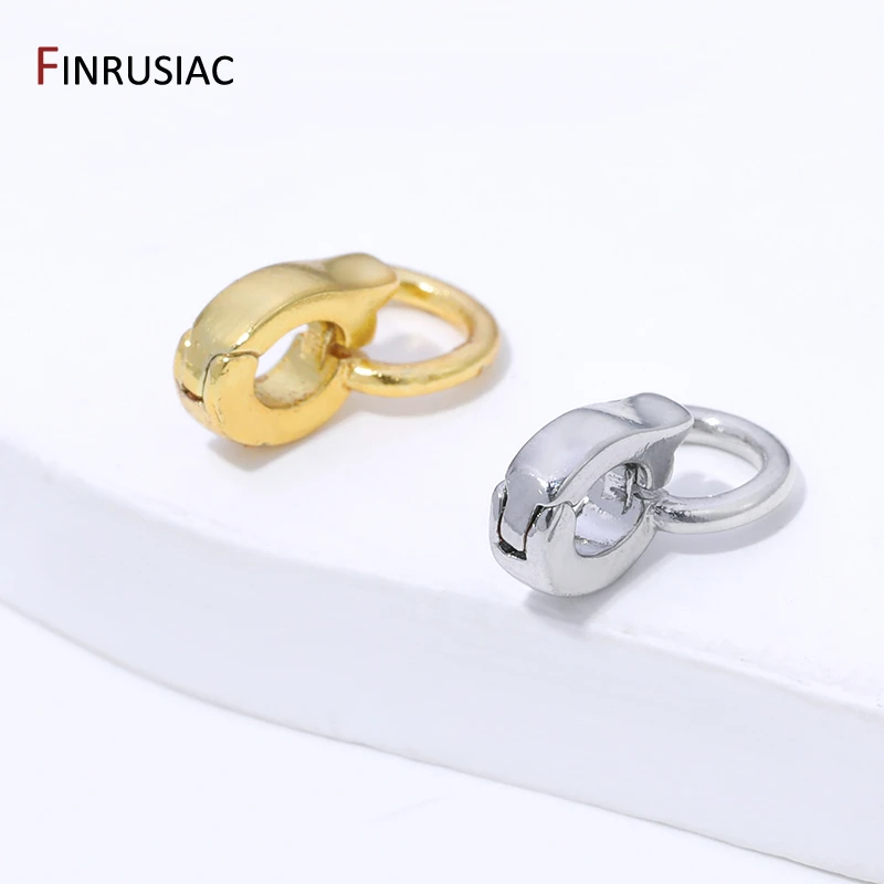 14K مطلية بالذهب النحاس محسن قلادة الكفالة موصل لصنع المجوهرات ، الكفالة للمجوهرات ، DIY بها بنفسك قلادة سوار صنع الإمدادات