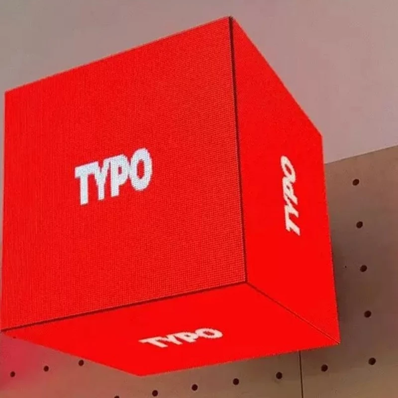 P2.5-P4 Indoor 3D Cube LED Display – 4/5-Sided HD Video Walls