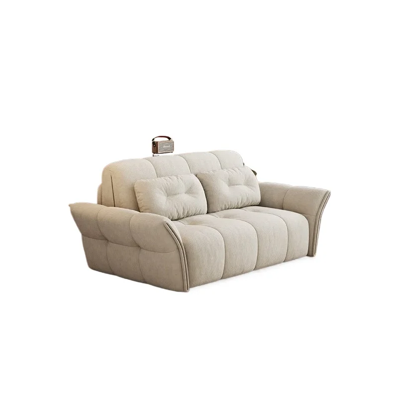 Vintage-style multifunctional foldable sofa bed, compact integrated dual-use sofa