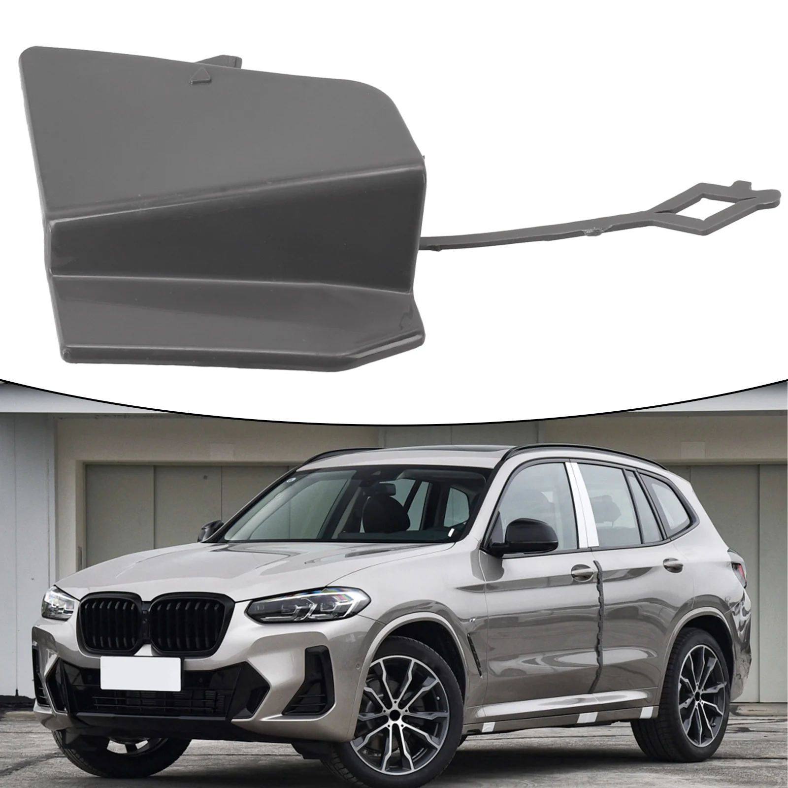 

For BMW Car Front Bumper Tow Hook Cover Cap #51118081065 For BMW X3 G01 X4 G02 M 2022-2023 Tow Hook Covers Car Accessories