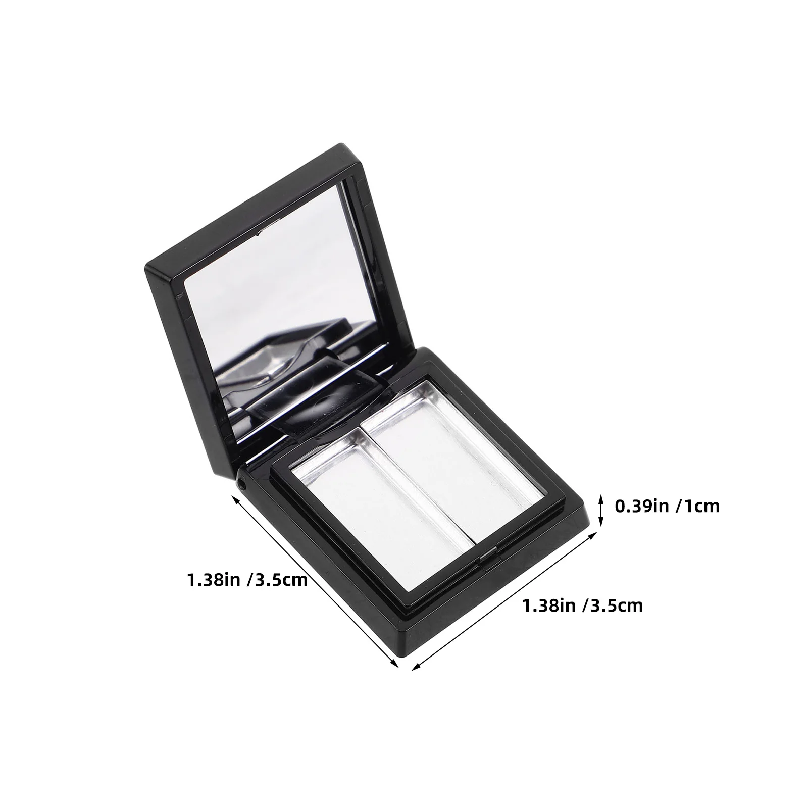 1 set trucco 18 griglia custodia fai da te per ombretto rossetto in polvere contenitore riutilizzabile da viaggio kit di archiviazione multifunzionale