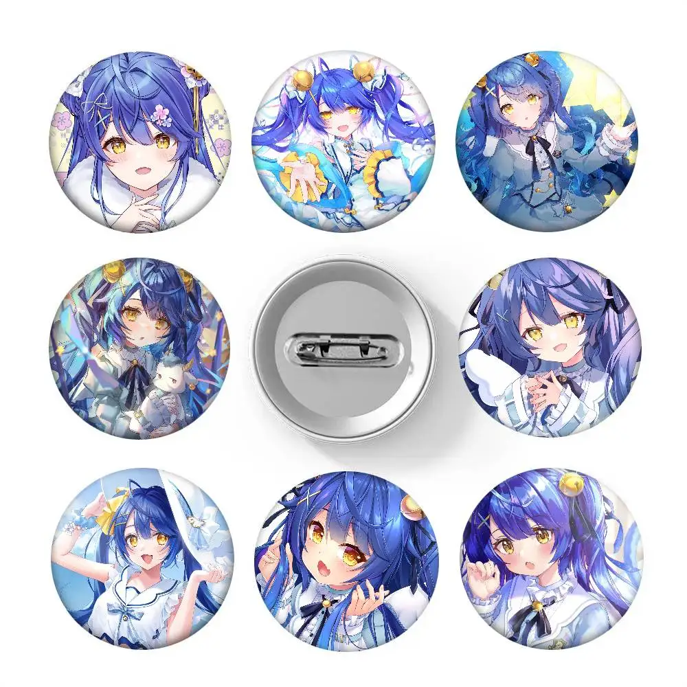 Anime Virtual Idol Amamiya Kokoro Round Badges Can Be Used To Decorate Clothes And Backpack Pins
