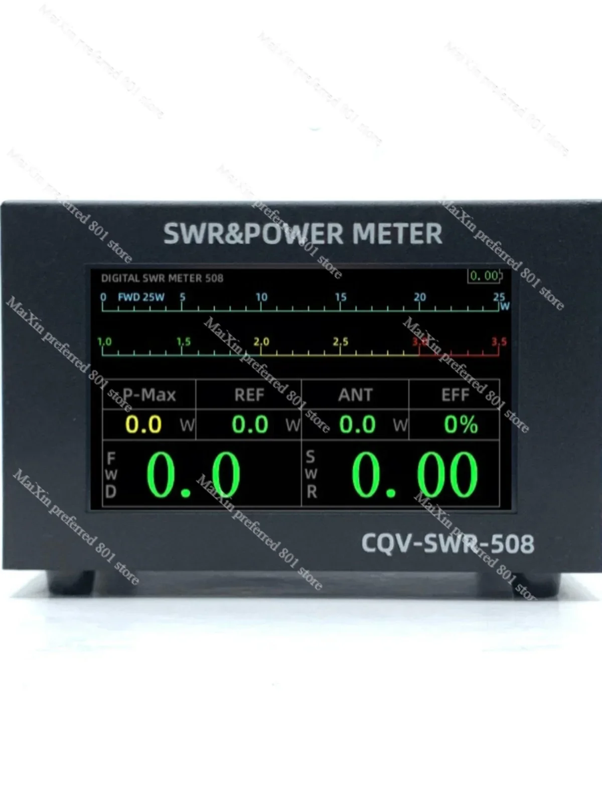 SWR Power Meter CQV-SWR-508 200w 4.3 inch Touch Screen Digital Standing Wave Meter 1.8-54 MHz