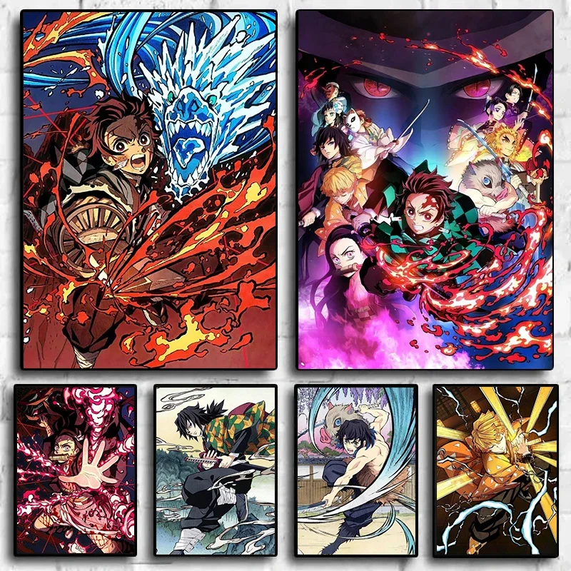 

Demon Slayer Diamond Painting Kamado Tanjiro Kamado Nezuko Diamond Embroidery Anime Mosaic Cross Stitch Kit Rhinestones Painting