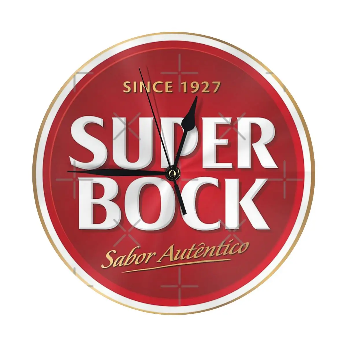 Reloj de pared Super Bock para decoración de habitación, adorno imprescindible redondo