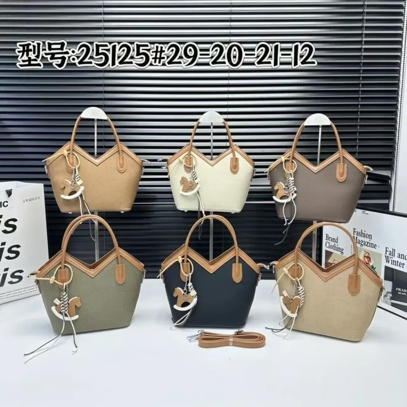 

Elegant Trendy Luxury Diaper Bag For Women Crossbody Bag Unique Leather Tote Large Capacity Vintage Letter Logo Stylish