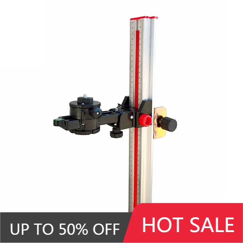 Laser Level Fine-tuning Pan-tilt Wall Decoration Auxiliary Bracket Infrared Base Multifunctional Telescopic Pole Brackets