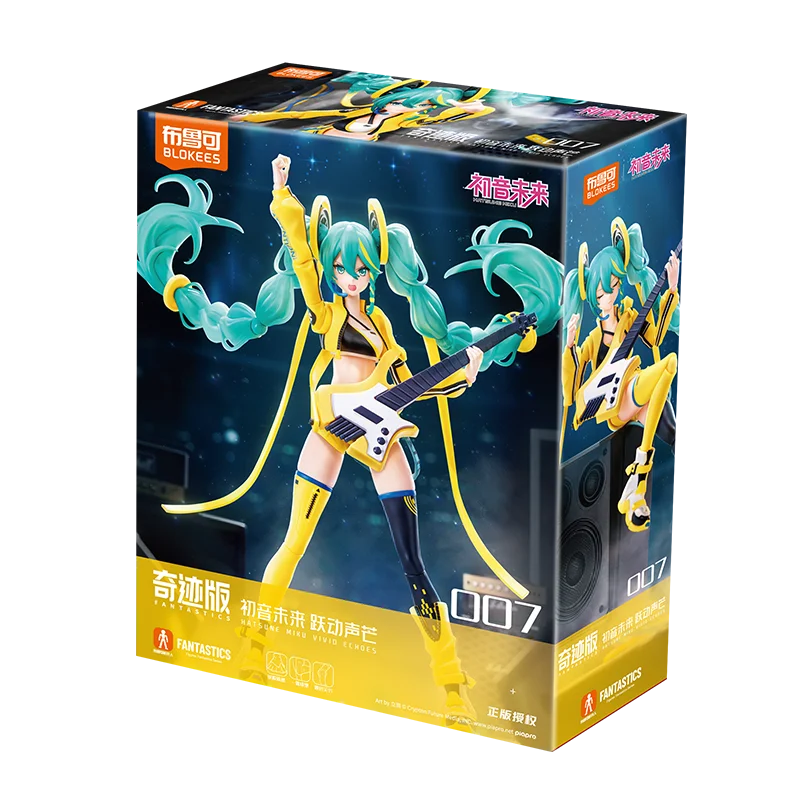 Blokees Hatsune Miku 17th Modeling Sakura Miku Singer Action