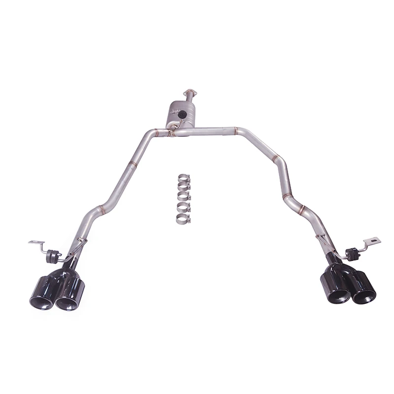 Toyota Land Cruiser LC76 2.8 Diesel version valveless exhaust silencer tube M drum exhaust stainless steel 304 exhaust system