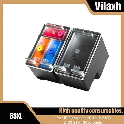 Cartuccia 63XL compatibile per cartuccia d'inchiostro HP 63 XL per HP63 per Deskjet 1110 2130 2131 2132 3630 4250 5220 5230 5232 5252