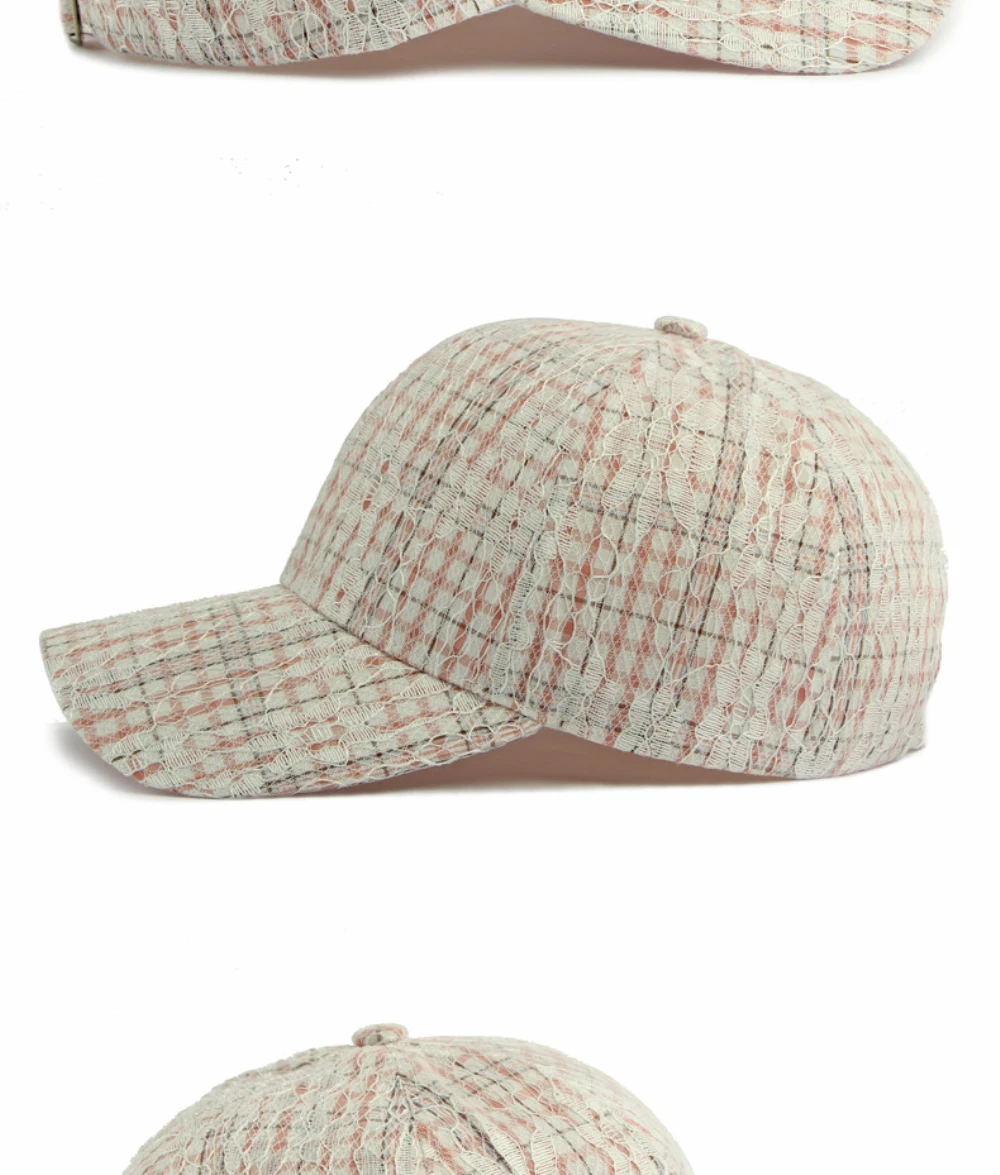 HT5085 Frühling Sommer Sonnenkappen für Herren und Damen 2026 Neue Spitzen-Baseballkappe Unisex Verstellbare Snapback-Kappe Atmungsaktive Baseballmütze – Detail 9
