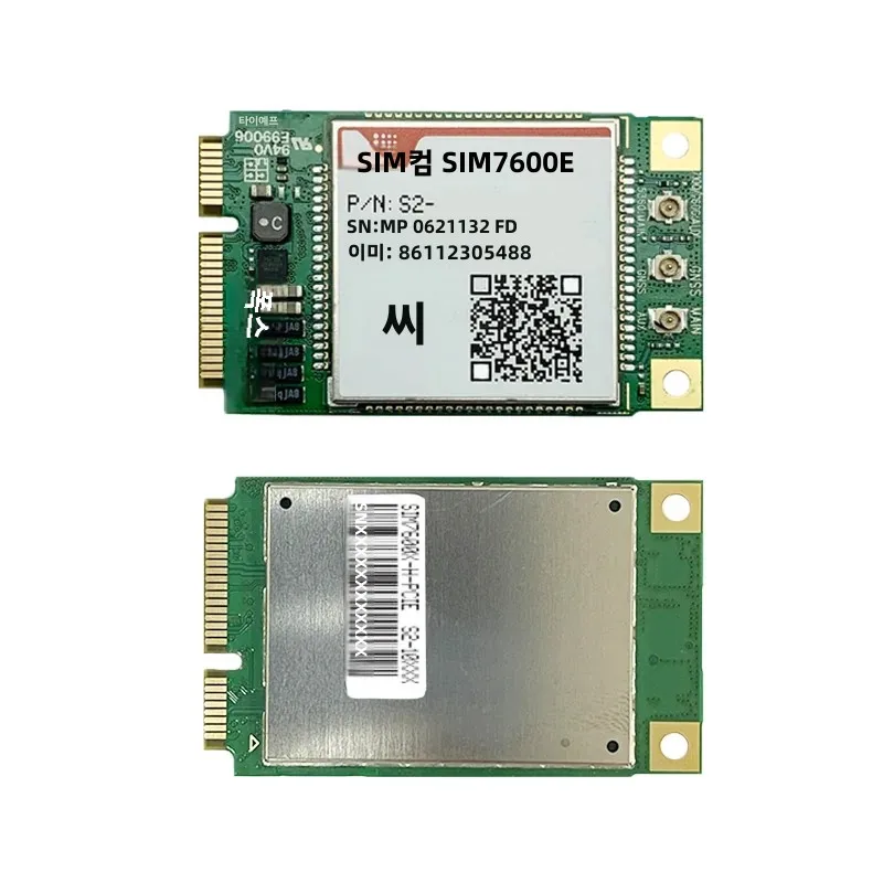 IoT 무선 통신용 4G 모듈, SIM7600E PCIE/M.2/USB 동글 코어 보드 브레이크아웃 키트 TE-A, 1 개
