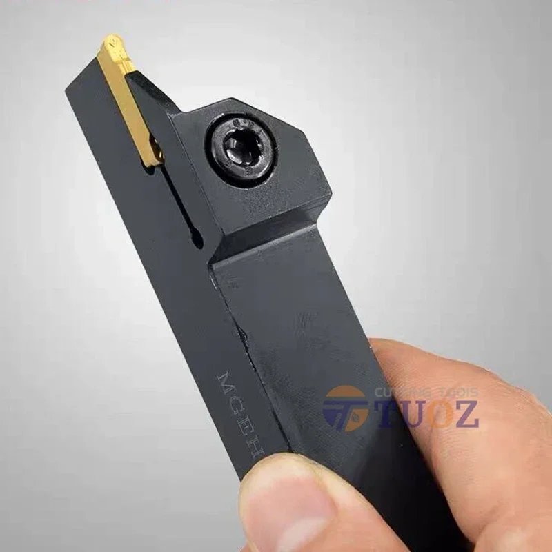 Imagem -03 - Tuoz-ferramenta de Ranhamento Cnc Suporte de Torneamento Externo do Torno Mgehr1010 Mgehr1212 Mgehr1616 Mgehr 1010 12121.5 2.5 10 mm 12 mm