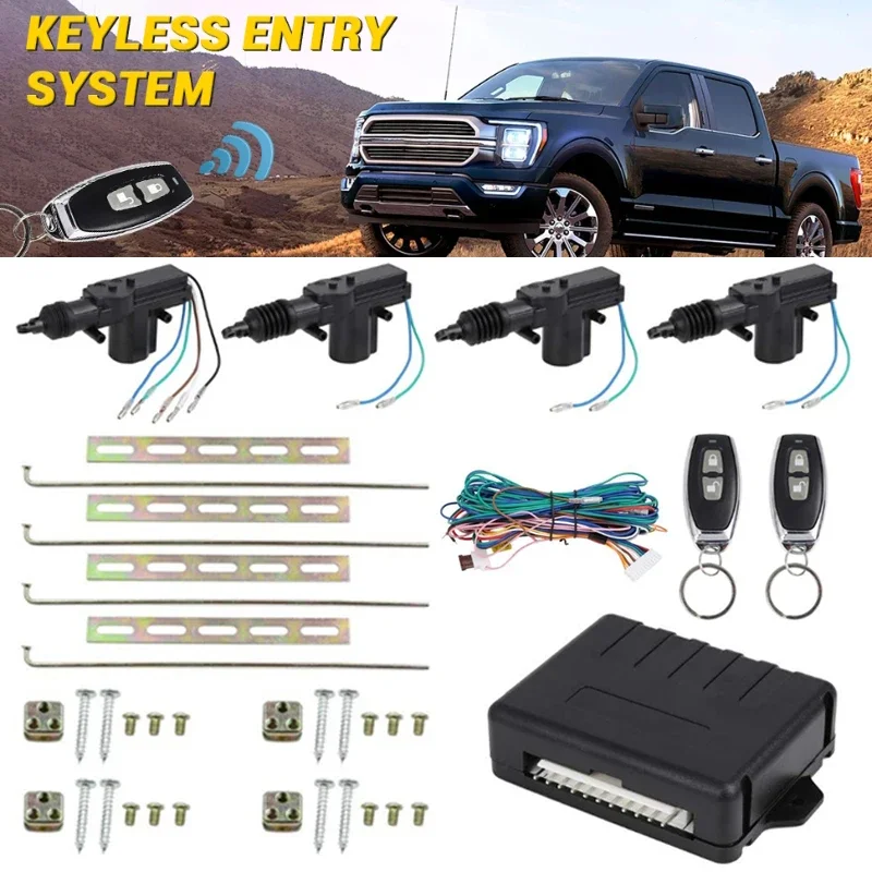 

12V Universal Car Anti-theft Remote Central Kit Keyless Entry Security System