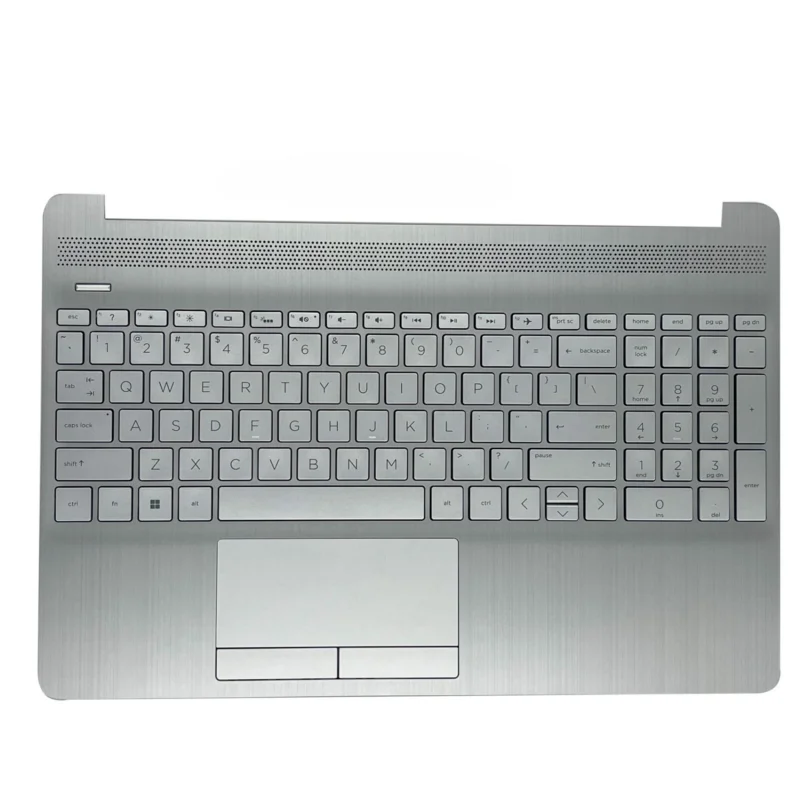 

New For HP 15-DW 15T-DW 15Z-GW Backlit Keyboard Touchpad L52022-001 Silver