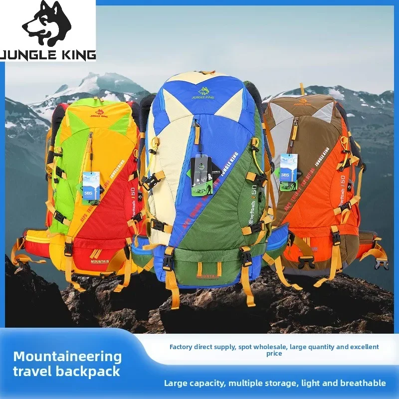 50L Women Water Resistant Travel Backpack Camping Hiking Laptop Daypack Trekking Climbing Back Bags For Men Hiking Supplies