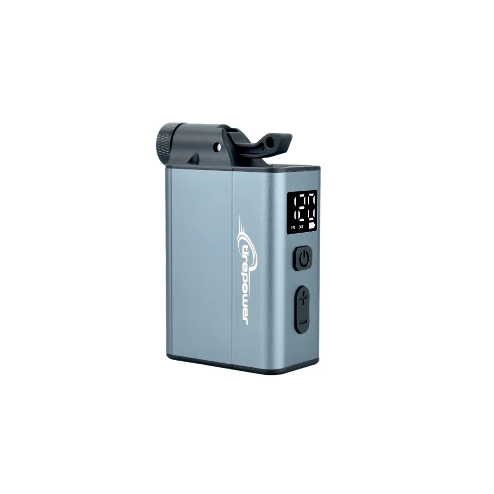 AliExpress MaiSaiOu Tiny Pump Bike Pump with Gauge Portable Mini 120PSI Electric Bicycle Pump Type-C Rechargeable Auto Stop with Presta Schrader