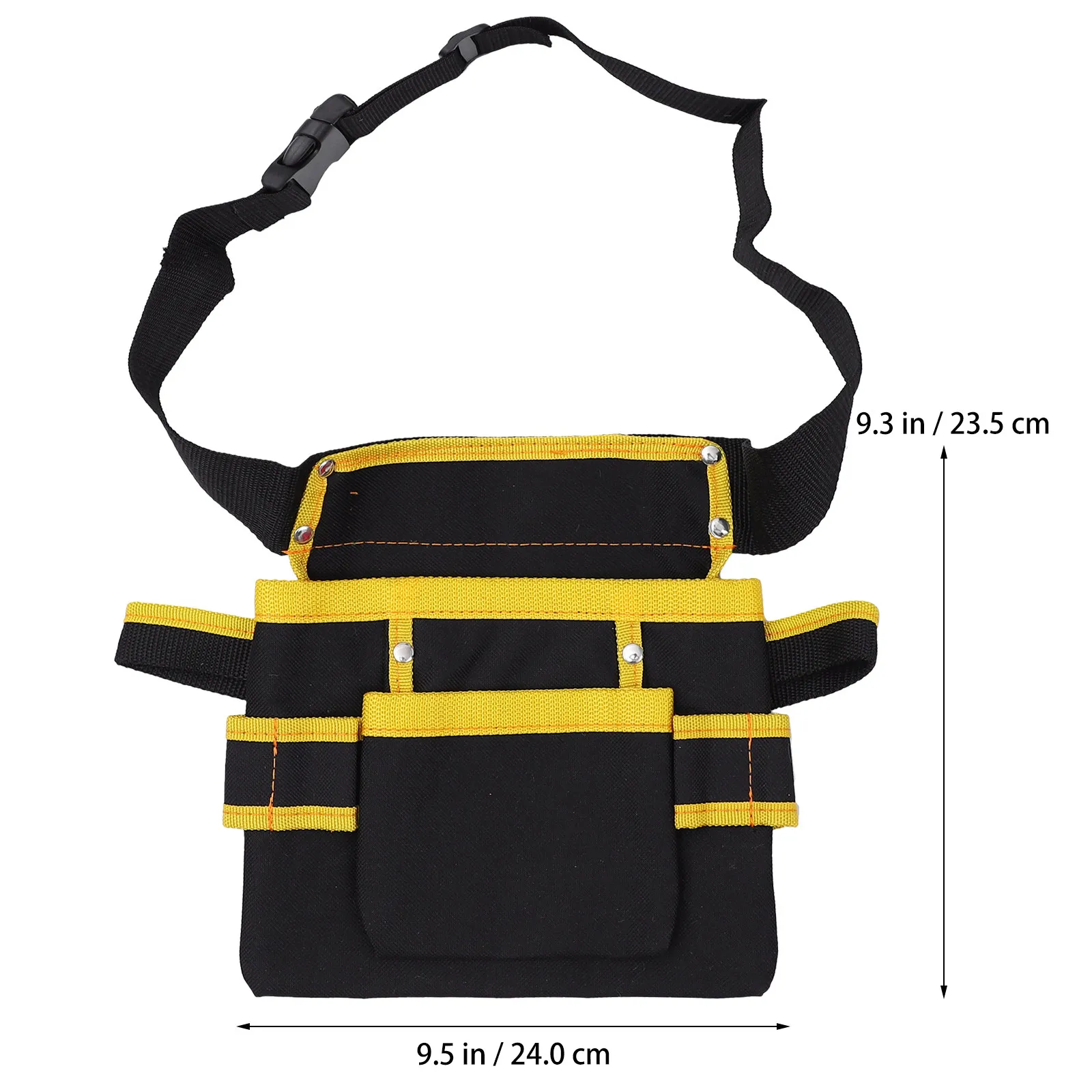 1Pcs Electrician Tool Waist Bag Large Capacity Thickened Oxford Cloth Multifunctional Maintenance Belt Pouch for Construction