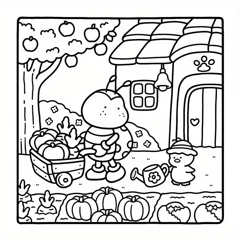 Libro para colorear Cosy Friends: kits de pintura para números de edición de lujo, alivio del estrés y relajación, ideal para vacaciones y cumpleaños