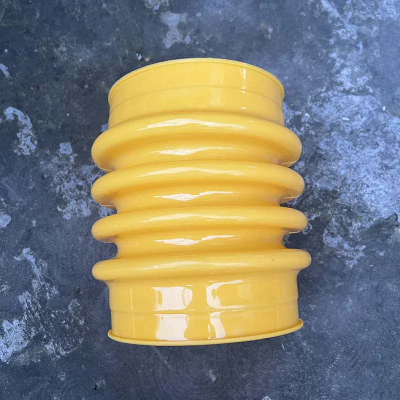 Poliuretano Salto Jack Fole Inicialização 17×24.5cm para Wacker Rammer Compactador Calcadeira para Ferramentas Elétricas Acessórios 1pc Amarelo