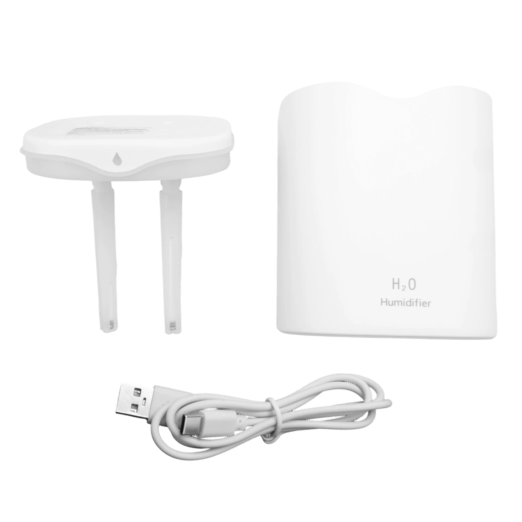 

N98R Humidifiers For Bedroom, 2.2L Cool Mist Humidifiers For Bedroom, USB Portable Desk Humidifier, Quiet Ultrasonic,White Durab