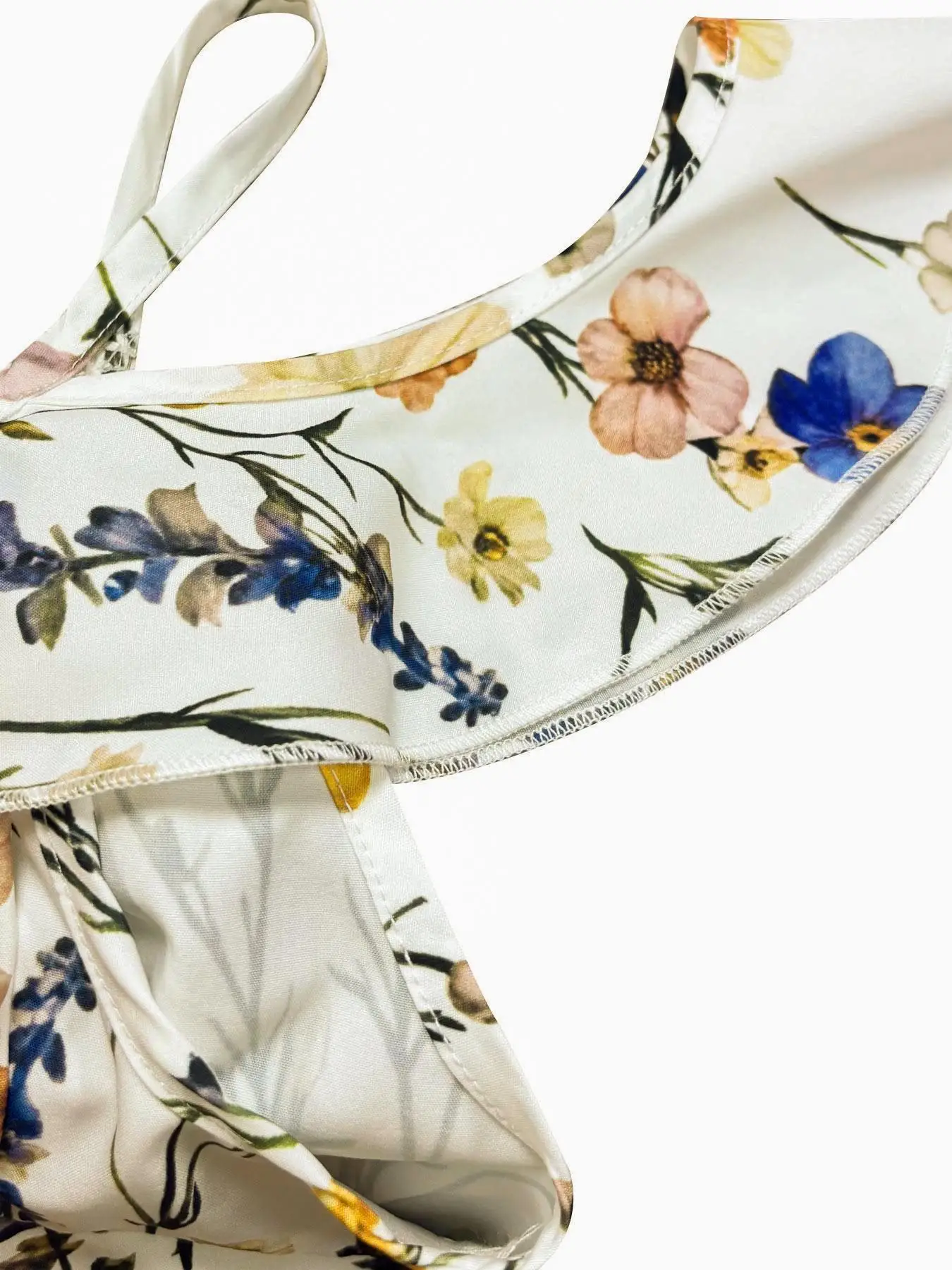 Women's Floral Print Dress, Irregular Design, Casual Fitted Style, Perfect for Vacation and Dates, Ladies Fashion Clothing view 6