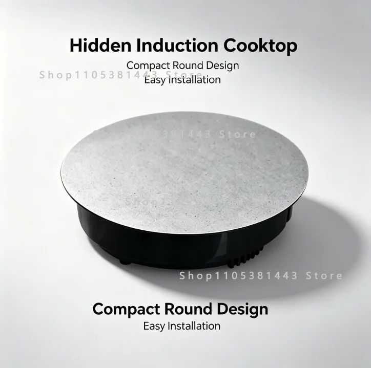 For Rock Slab Dining Table Hidden Wireless High-power Island Concealed Household Invisible Induction Cooker