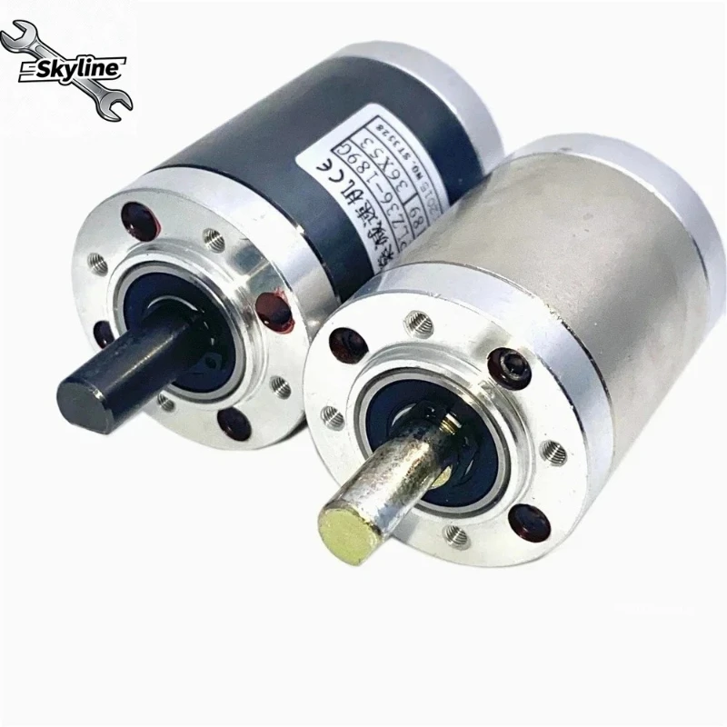 PLS36 36MM Double-Shaft Planetary Gearbox, Speed Increasing & Reduction Transmission Gearbox For DC Motor