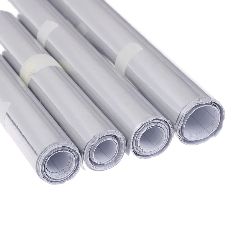 Car silver glossy mirror stretchable chrome vinyl wrap decal film stickers