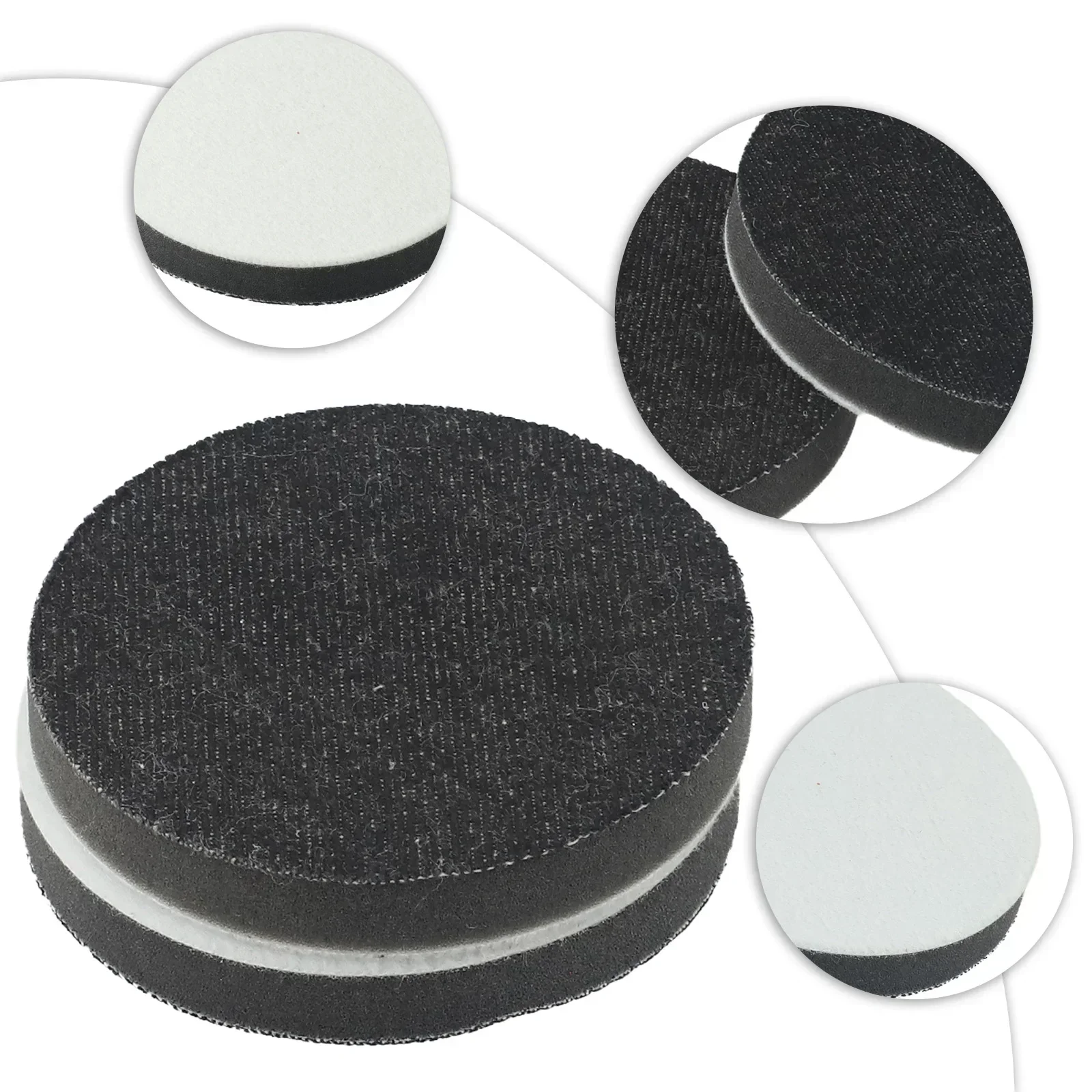 2pcs Orange Peel Removal Pad Car Polishing Pad 3 4 5 6 7 Inch Single Wetsanding Alternative Backing Plate Car Polisher