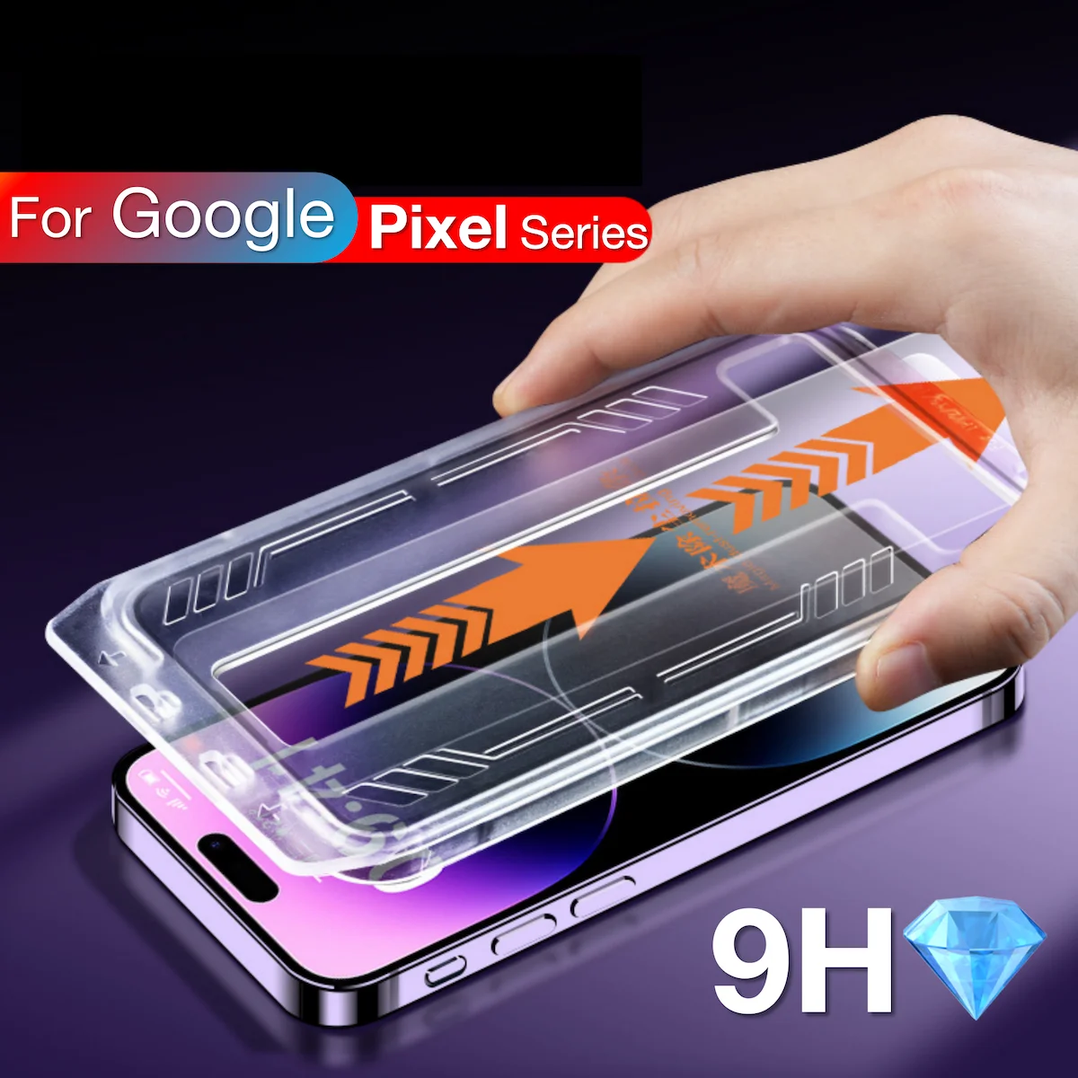 For Google Pixel 6a 7 7a 8 9 Pro 8Pro 8a 9Pro XL Screen Protector Tempered Glass Free Phone With Install Kit Remove Explosion