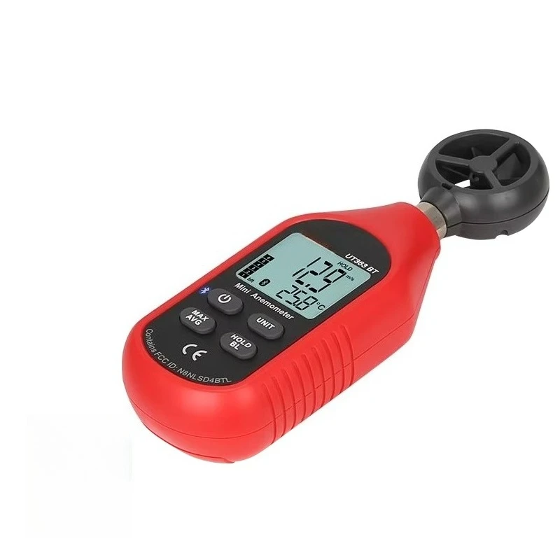 UT363BT Handheld Anemometer Wind Speed and Temperature Tester with Air Flow Meter and LCD Display