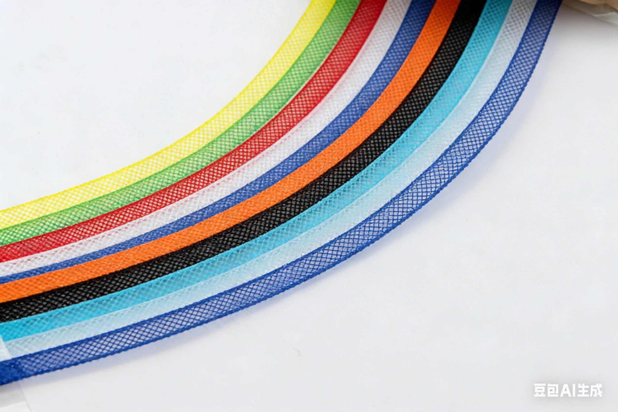 4MM/6MM/8MM Color Net Pipe Rope Multicolor Wholesale 5M Bulk Bracelet Necklace Making DIY Refillable Jewelry Accessories