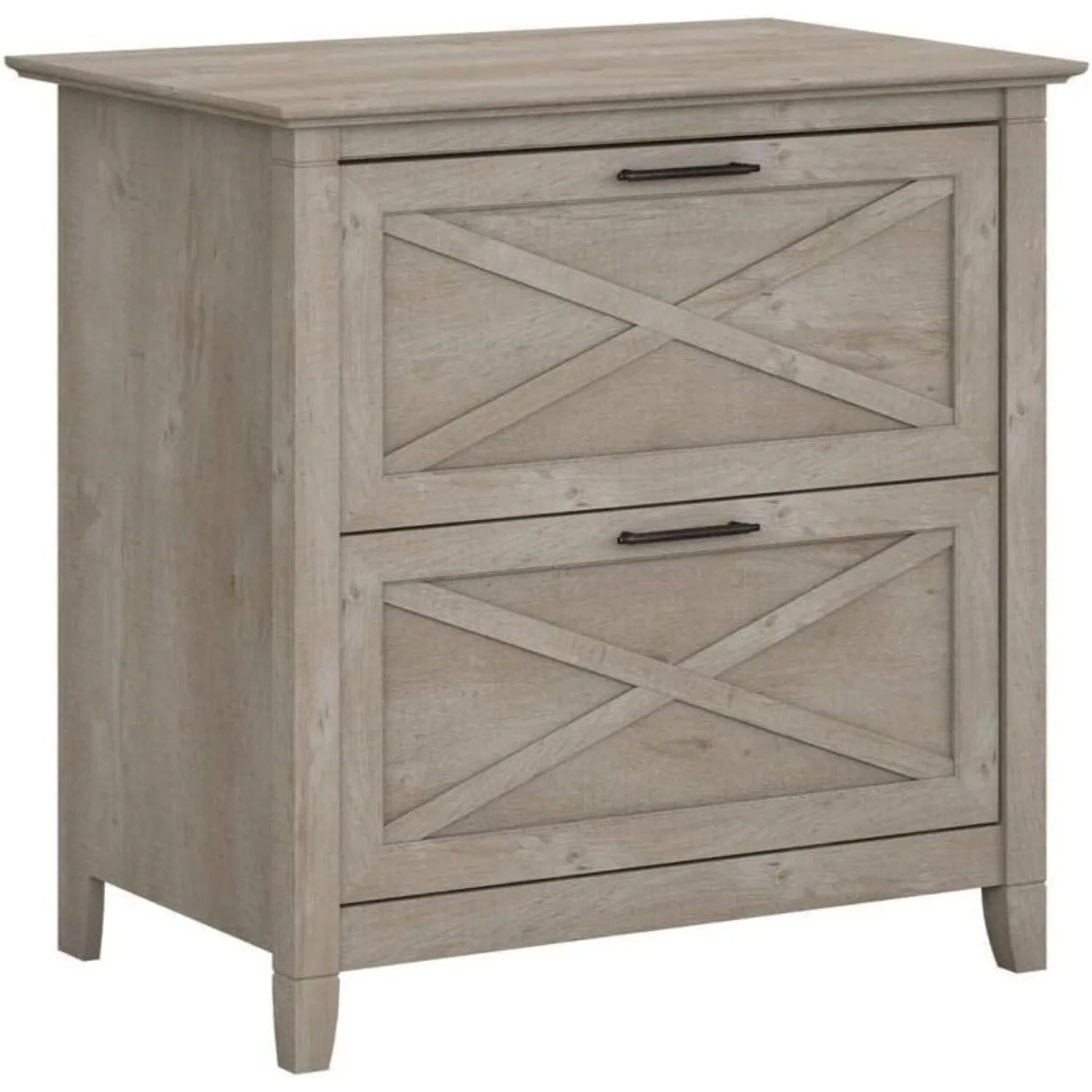 

Bush Furniture Key West 2 Lateral File Cabinet | Document Storage for Home Office | Accent Chest with Drawers