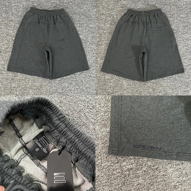 

Шорты американского уличного бренда Kroen с вышивкой, летние, унисекс, свободные повседневные шорты