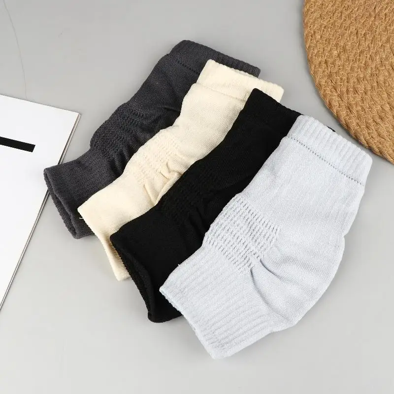 1 paio di ginocchiere in cotone uomo donna aria condizionata sala ginocchiere sportive ginocchiere a compressione ginocchiera cuscinetti di supporto elastici