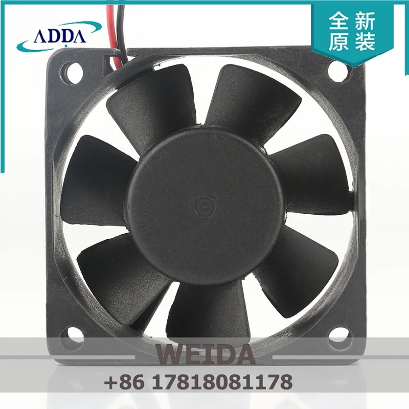 Cooling fanNew original Taiwan ADDA 5V 24V 48V DC 12V 0.08A 60X60X25MM 6025 6CM 2-wire axial flow inverter AD0612LB-A70GL