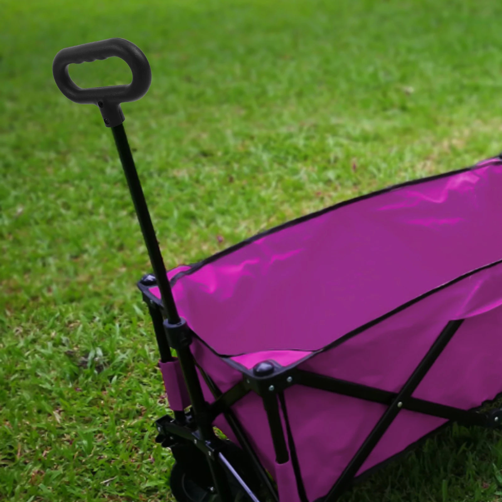 

Ergonomic Cart Handle Replacement Wagon Camper Parts Push Foldable Lightweight ABS Durable Comfort Stroller
