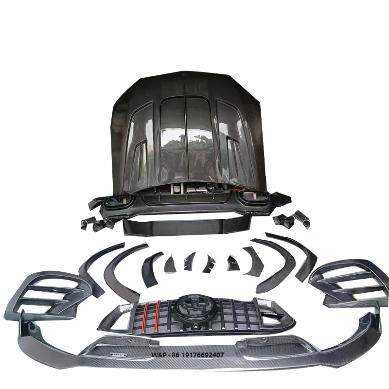 

Factory Price for GLE-class GLE63 Upgrade to BS Style Carbon Fiber Body Kit with Hood Front Lip Rear Diffuser Roof Spoiler