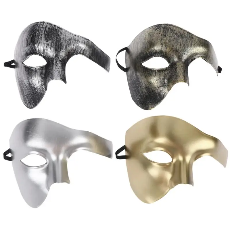 Phantom Halbgesichts-Cosplay-Maske Hochwertig Leichtgewichtig Langlebig für Halloween Bühnenauftritte – Detail 8