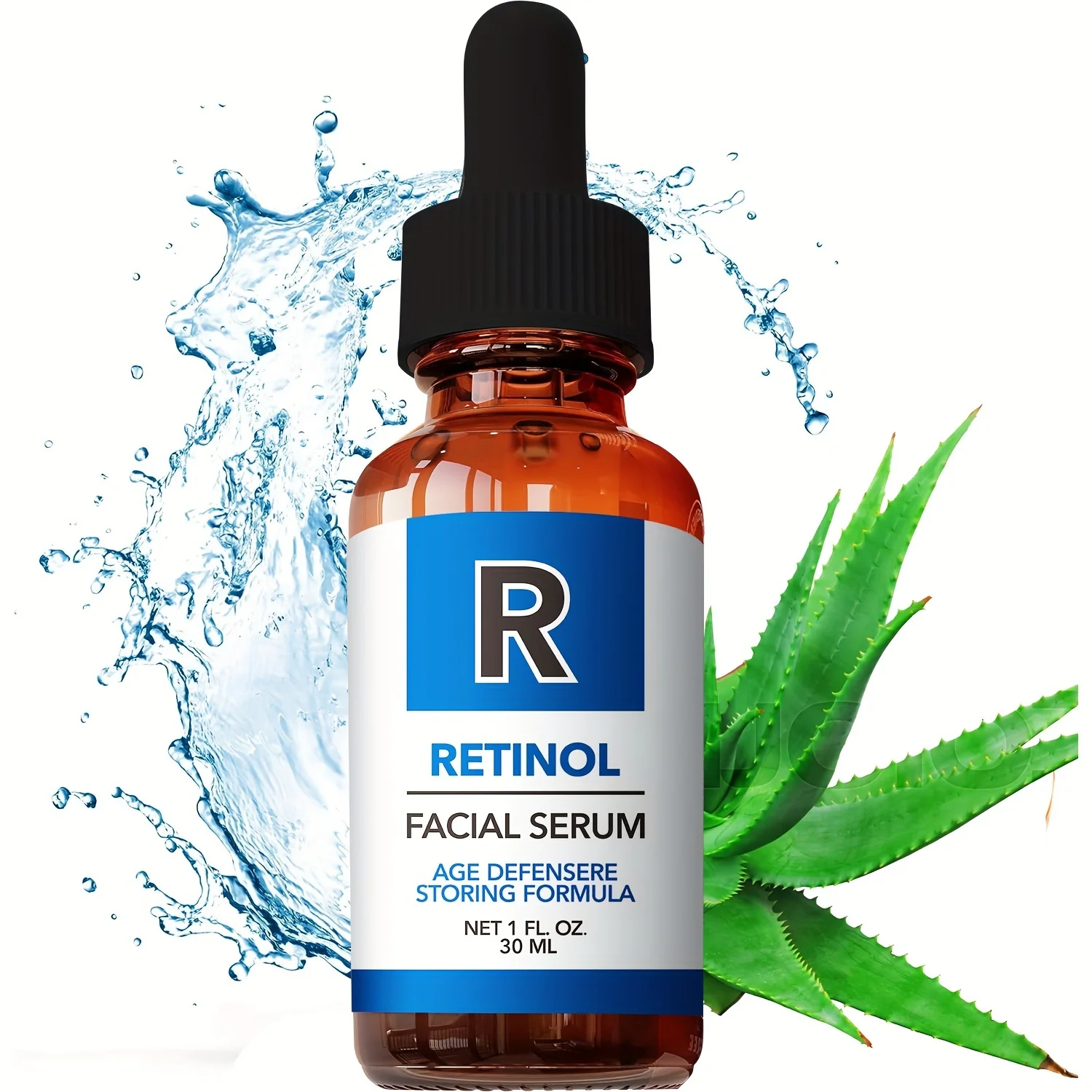 Retinol Face Serum Age-Defying Wrinkle Cream and Dark Spot Corrector for Skin Face Wrinkles