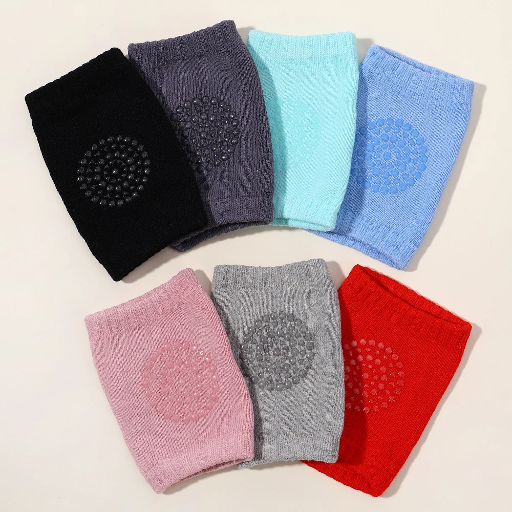 Baby knit Knee Pads Kids Anti Slip Crawl Necessary Knee Protector Babies Leggings Children Leg Warmers for 1 Pair Knee Pads