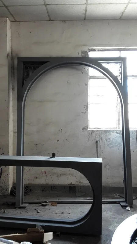 Custom Made Iron Door Steel Doors Front Door Antique Chinese Doors Arched Security Double Front Doors