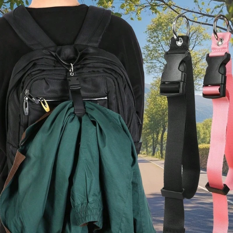 

Travel Luggage Strap Backpack Fixed External Strap Portable Strap with Release Buckle Add-A-Bag Luggage Strap Belt Jacket Holder
