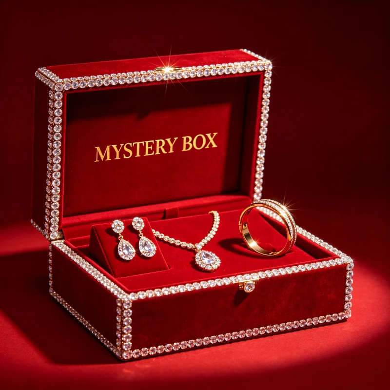 Retro Surprise Mystery Jewelry Jar Set Bohemia Rings Earrings Necklaces Bracelets Vintage Nostalgia Retro Vibes Wearable