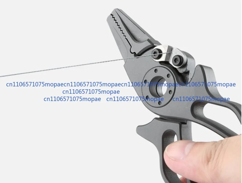 Premium Titanium Fishing Pliers Locking Line Cutters-Split Ring Pliers Hook