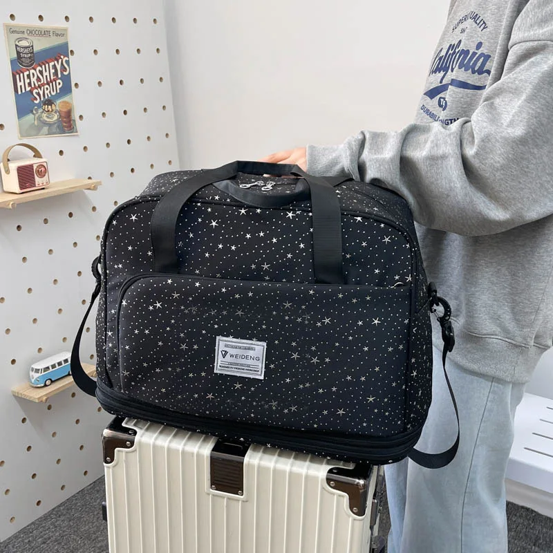 new-large-capacity-wheel-travel-bag-expandable-suitcase-with-universal-wheels-handheld-student-luggage-bag-boarding-bag