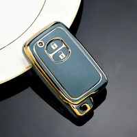 2/3/4 Buttons Remote Car Key Case Key Cover Holder Shell Fob for Toyota Prius 30 Alpha Aqua Land Cruiser Auris for Lexus LC 200